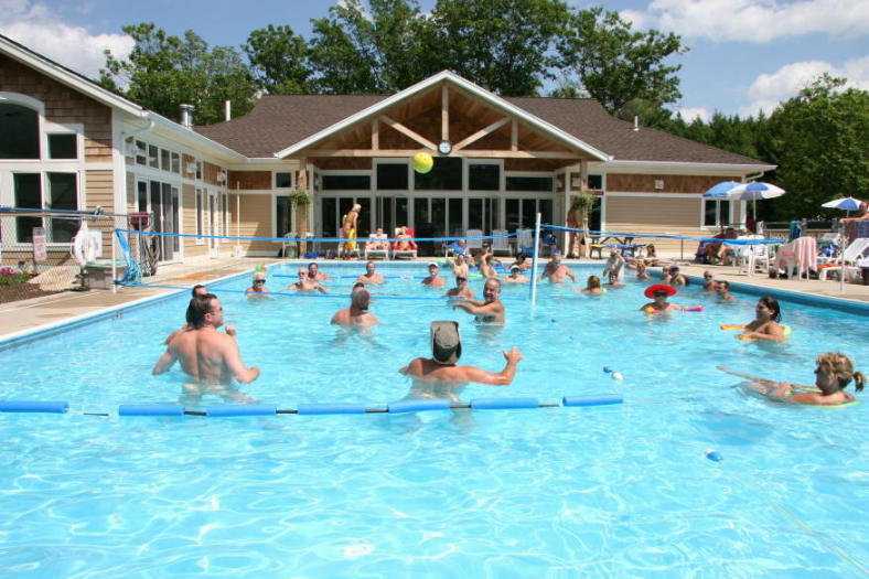 Solar Heated Pool at Solair 