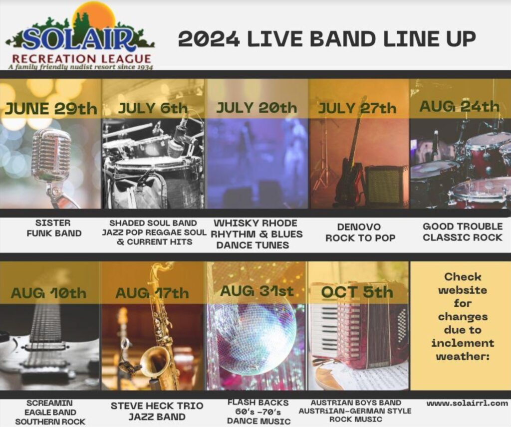 Live Bands Poster 2024